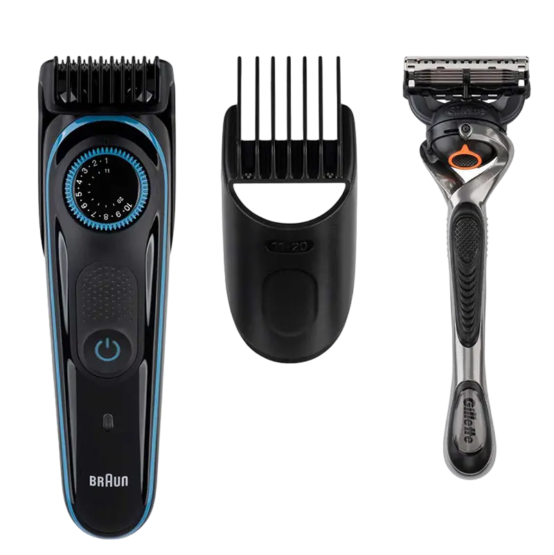 Мужской Триммер Braun BT3340, Черный | Синий