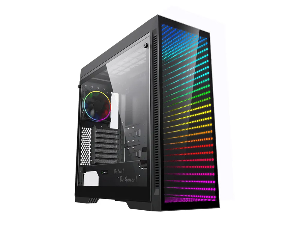 Carcasă PC Gamemax Abyss TR, Midi-Tower, ATX, Negru