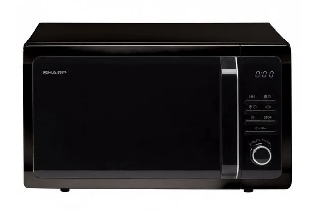 Cuptor cu microunde Sharp R343BK, Negru