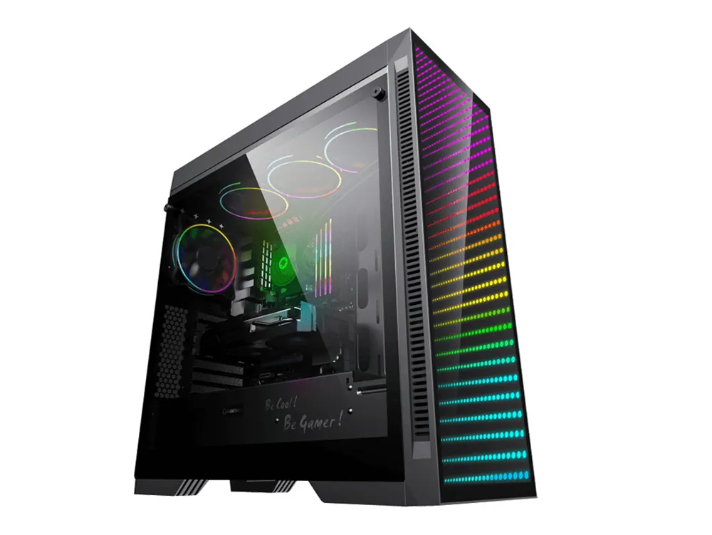 Carcasă PC Gamemax Abyss TR, Midi-Tower, ATX, Negru