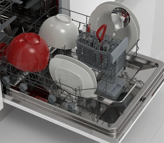 Mașină de spălat vase Sharp QWNI1EI45EXEU, Alb