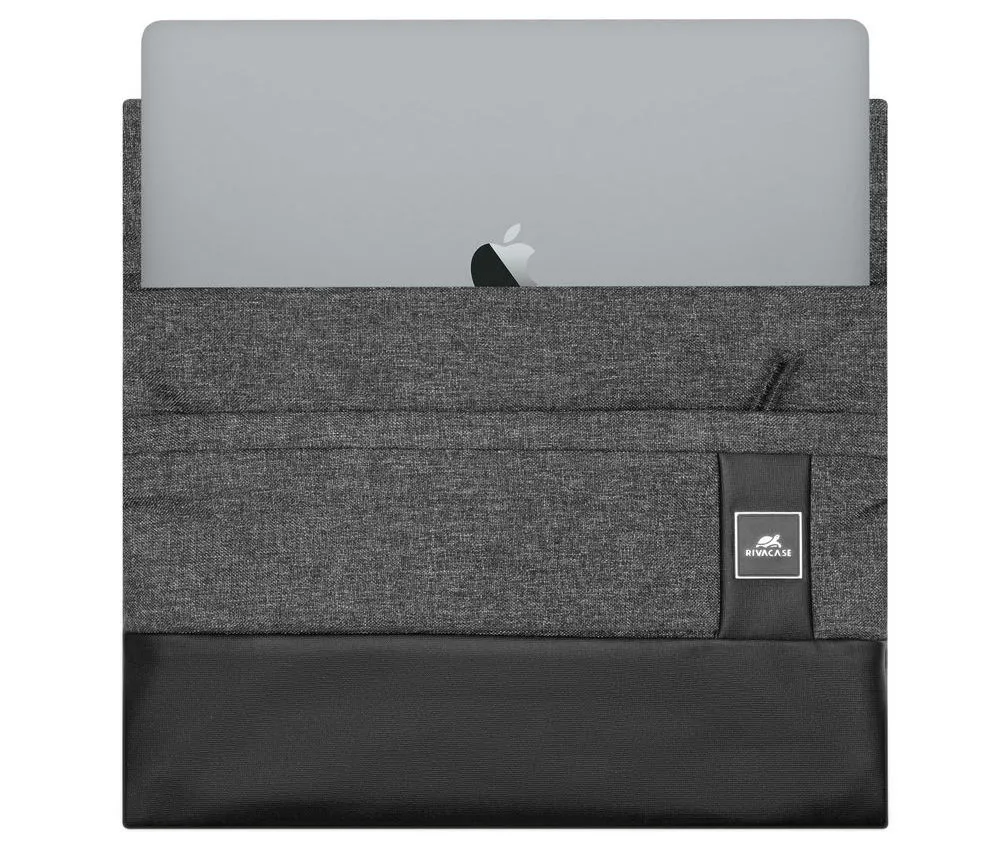 Husă universală pentru Laptop RivaCase Lantau, 13", Poliester, Negru
