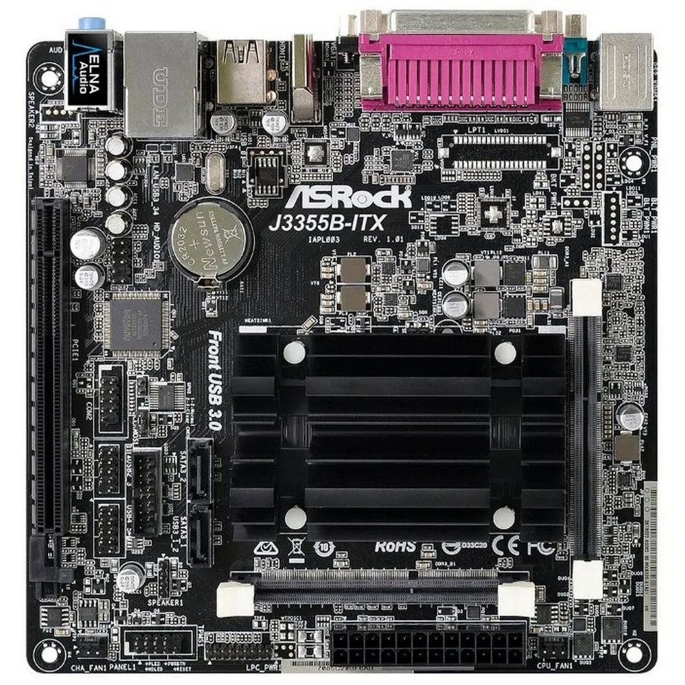 Материнская плата ASRock J3355B-ITX, Intel J3355, Mini-ITX