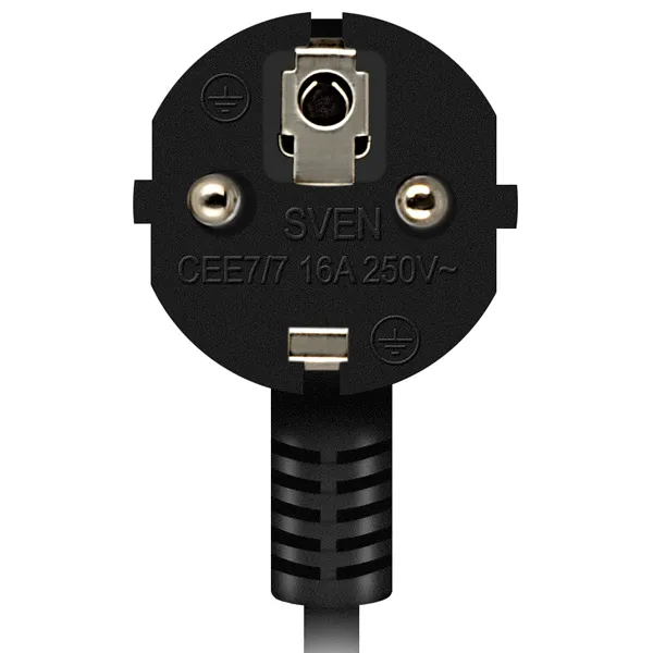 Prelungitor electric SVEN SF-05LU, 5 Prize, 3m, Negru