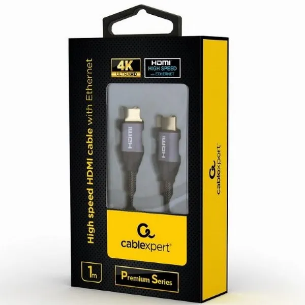 Cablu Video Cablexpert CCBP-HDMI-1M, HDMI (M) - HDMI (M), 1m, Negru