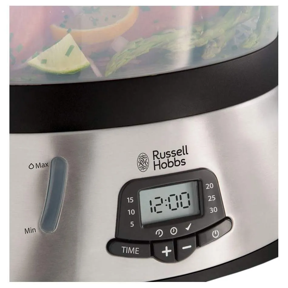 Пароварка Russell Hobbs MaxiCook, Нержавеющая сталь