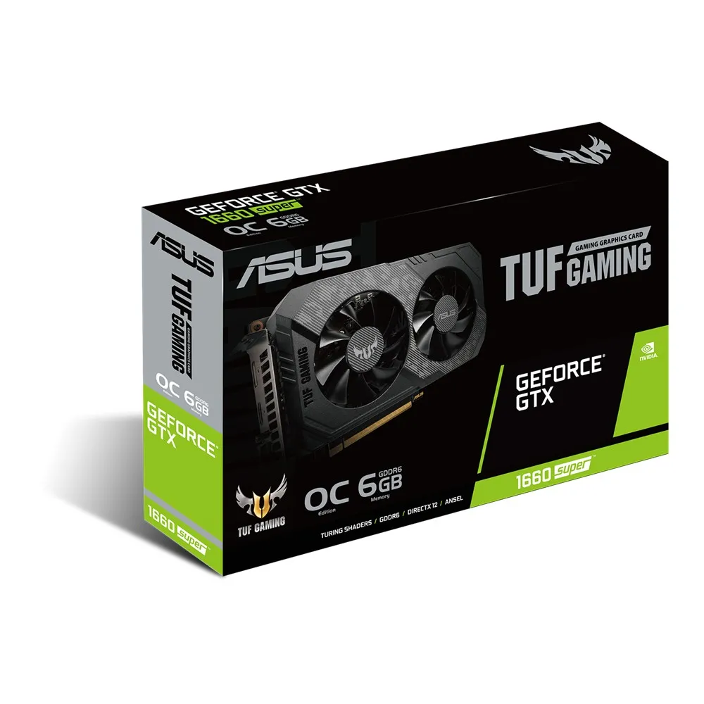 Placă Video ASUS TUF-GTX1660S-O6G-GAMING,  6GB GDDR6 192bit