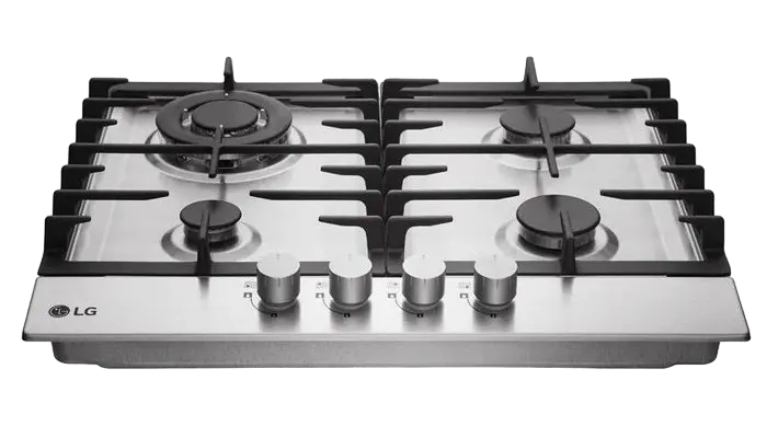 Газовая варочная панель LG HU641DAG, Серебристый