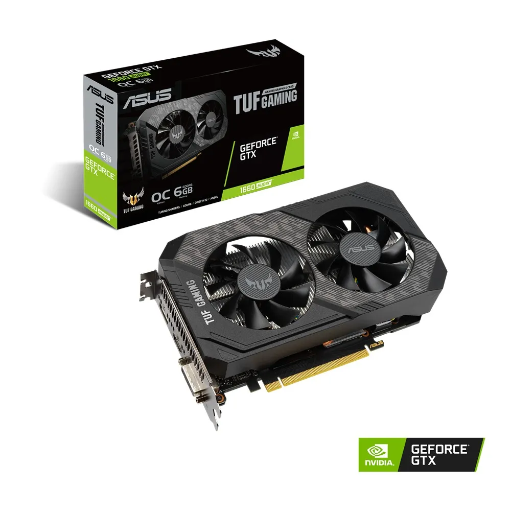 Видеокарта ASUS TUF-GTX1660S-O6G-GAMING,  6GB GDDR6 192бит