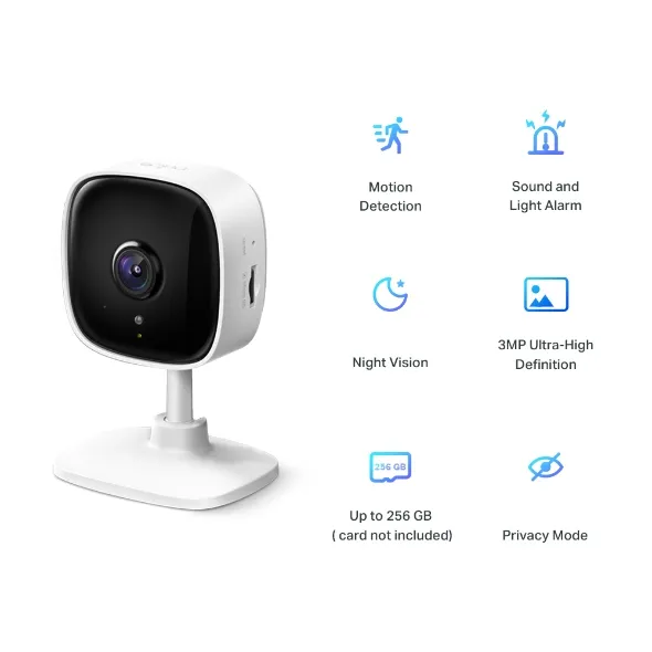 Camera de supraveghere Smart TP-LINK Tapo C110, Alb