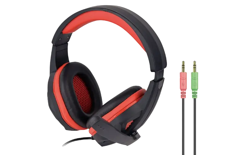 Set Tastatură + Mouse + Mouse Pad + Căști Gembird GGS-UMG4-02, Cu fir, Negru/Rosu