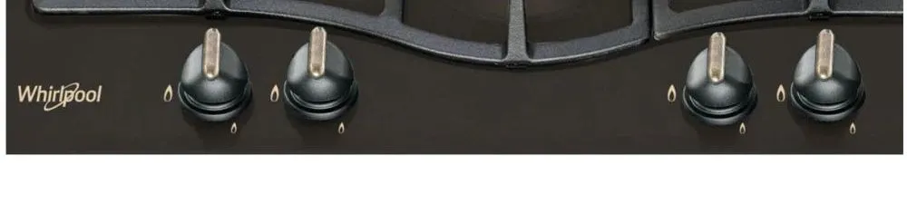 Plită pe gaz Whirlpool GMT 6422 AN, Negru
