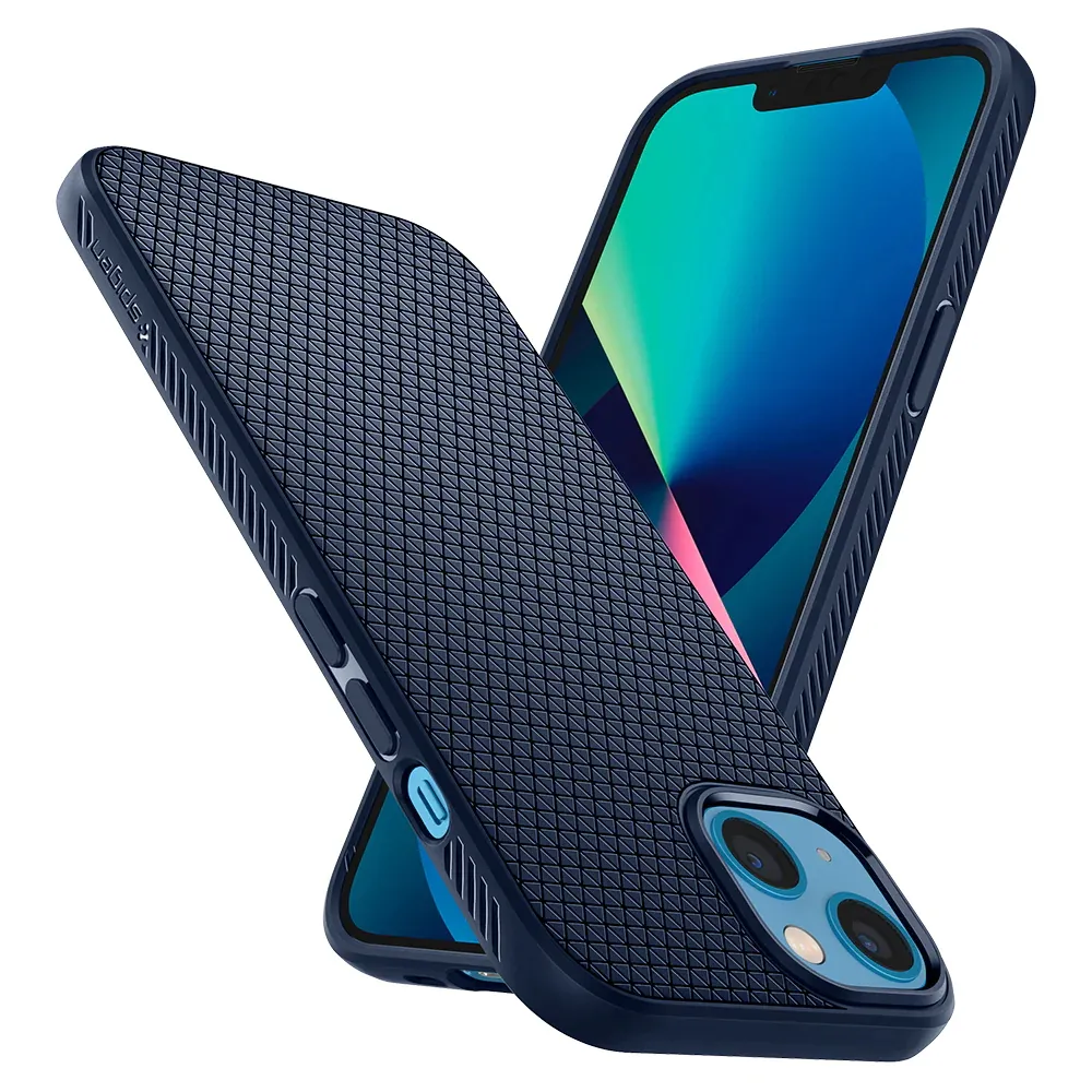 Spigen iPhone 13, Liquid Air, Navy Blue