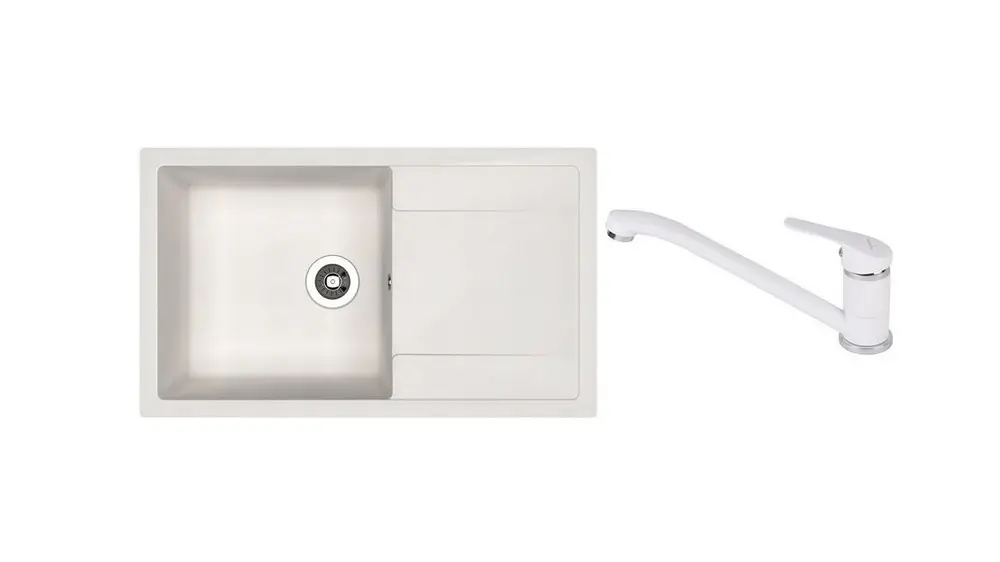 НАБОР мойка Dr Gans Techno 860 + SanDonna F 1066 alb