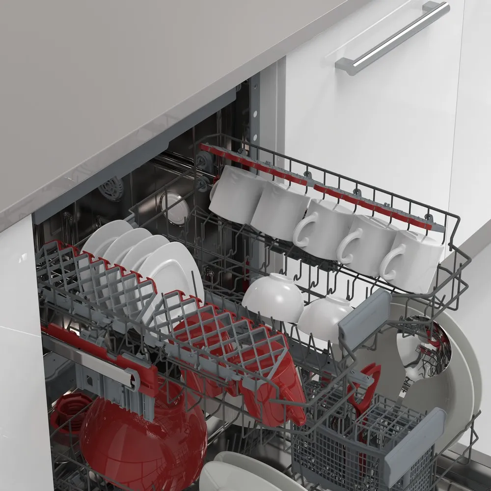 Mașină de spălat vase Sharp QWNI1EI45EXEU, Alb