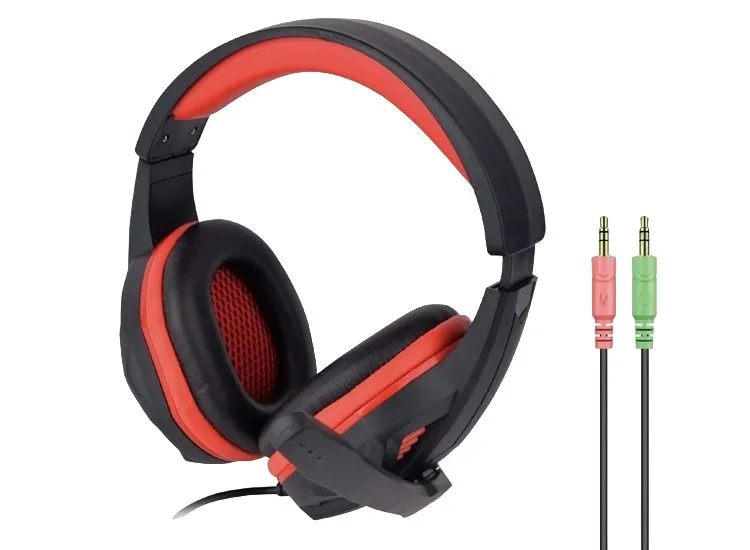 Set Tastatură + Mouse + Mouse Pad + Căști Gembird GGS-UMG4-02, Cu fir, Negru/Rosu