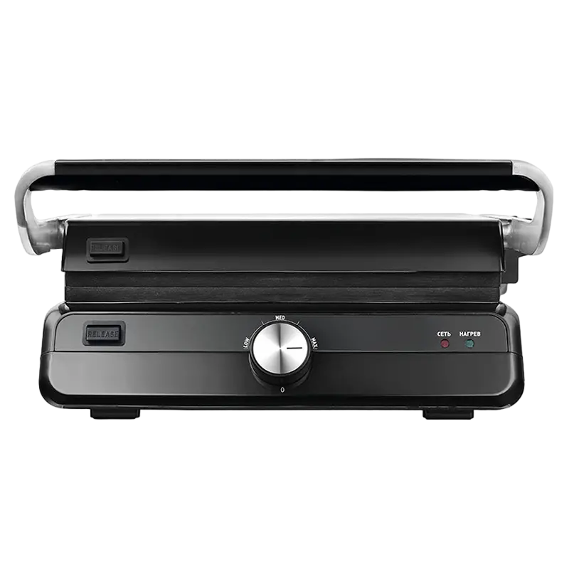 Grătar electric Polaris PGP2102, 2000W, Argintiu