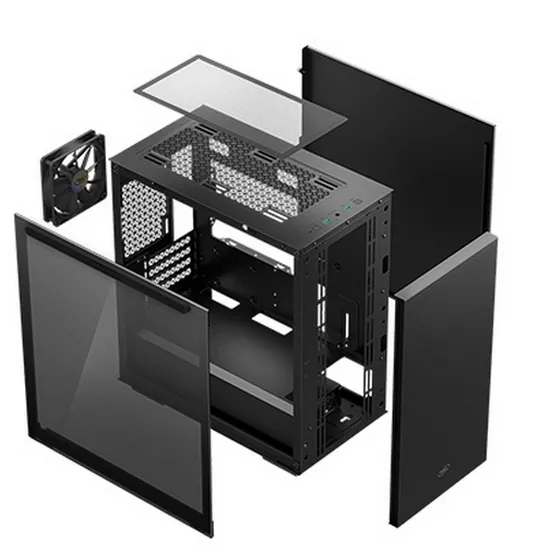 Carcasă PC Deepcool MACUBE 110, Micro-ATX, ATX, Negru