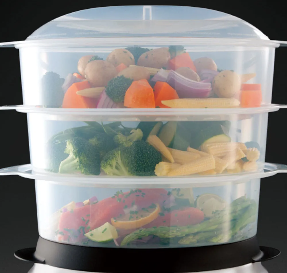 Пароварка Russell Hobbs MaxiCook, Нержавеющая сталь