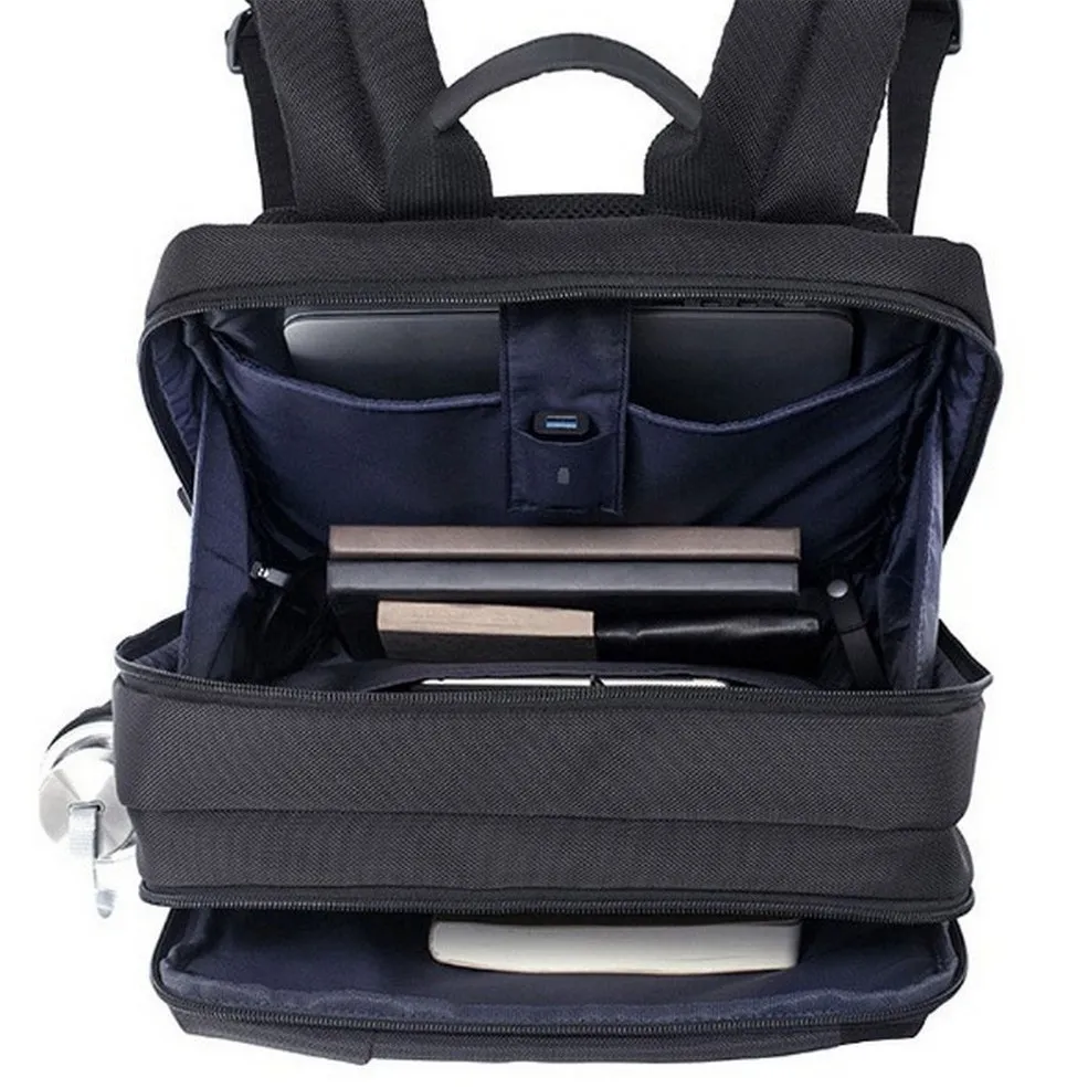 Rucsac pentru Laptop Xiaomi Mi Classic Business, 15.6", Poliester, Negru
