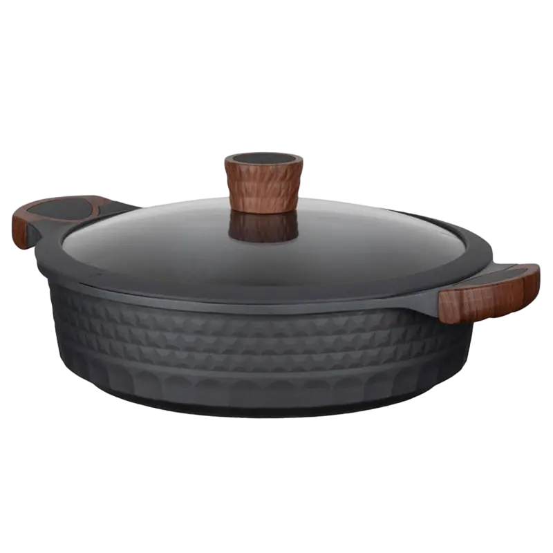 Cratița RESTO 93506, 28cm, Negru