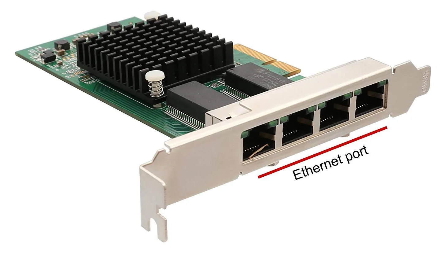 Сетевой адаптер LR-Link LREC9714HF-4SFP