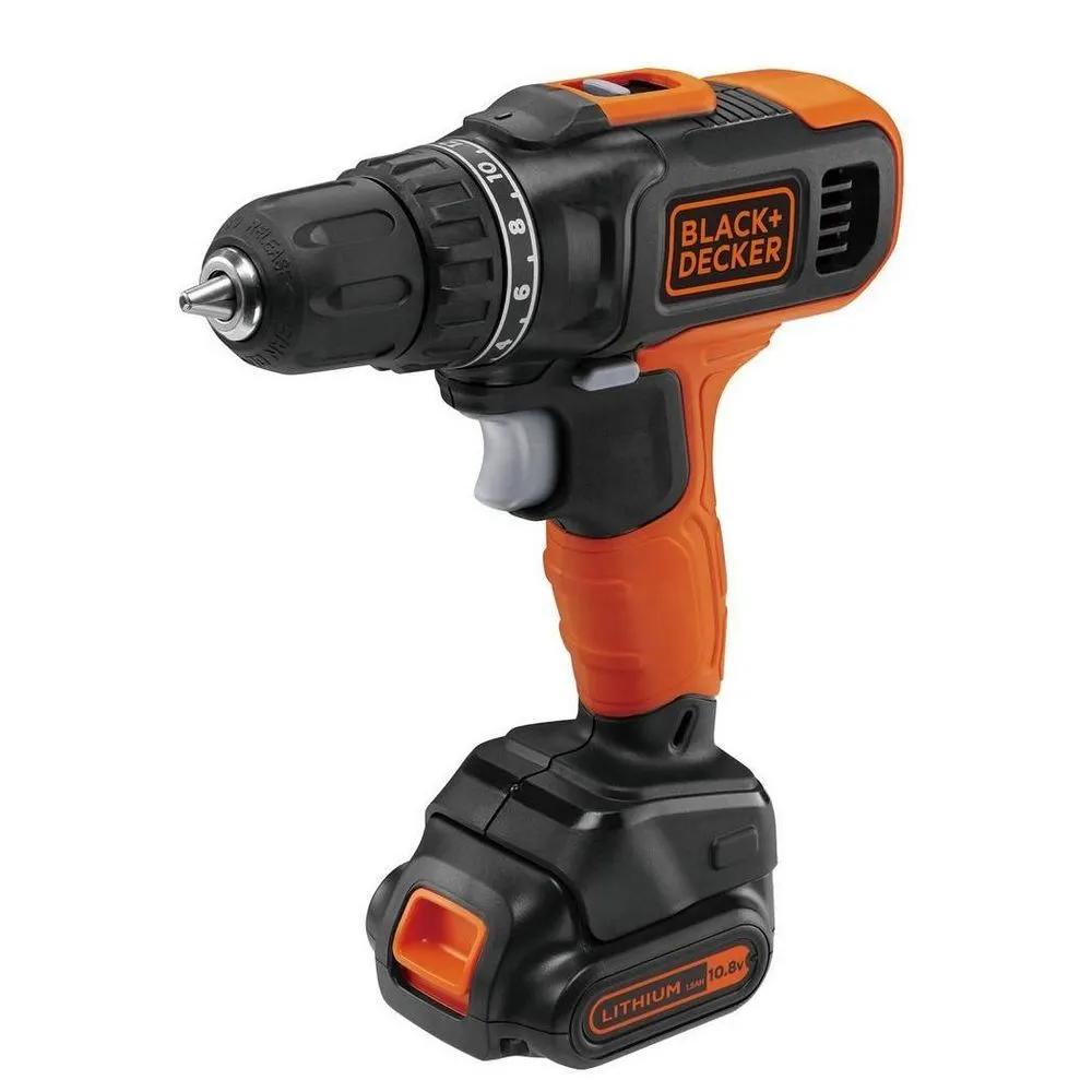 Аккумуляторная дрель-шуруповерт Black+Decker BCD7122CK-RU
