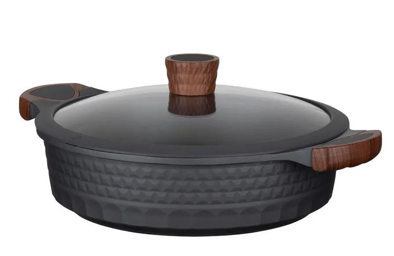 Cratița RESTO 93506, 28cm, Negru