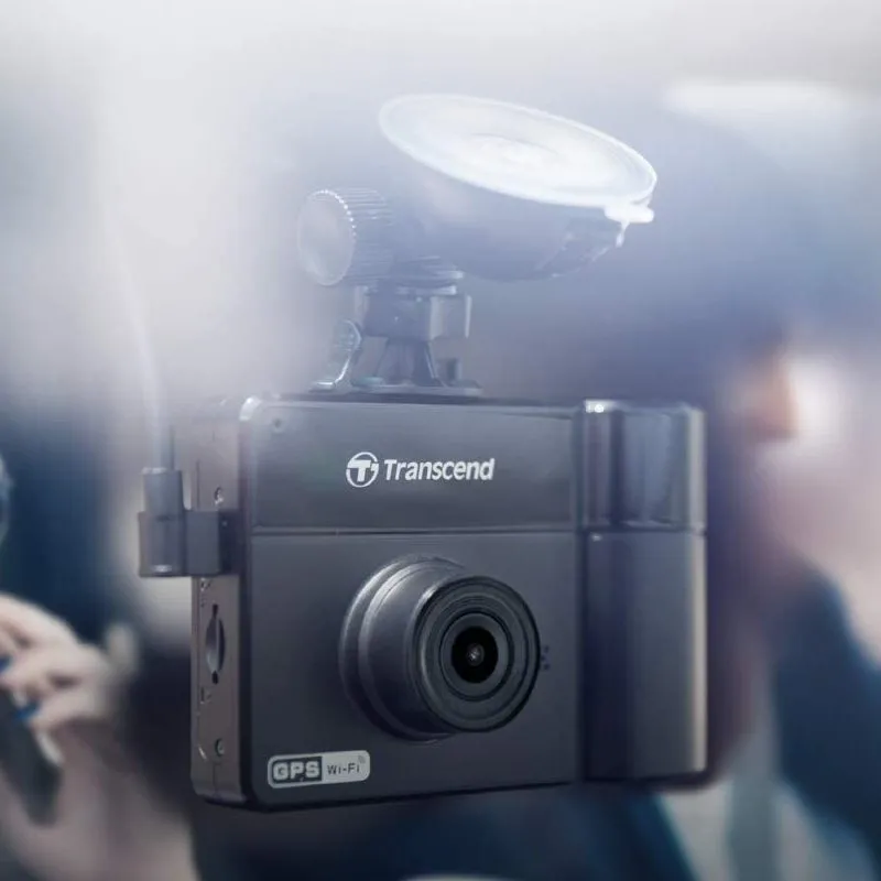 Cameră auto DVR Transcend DrivePro 550, Full-HD 1080P, Negru