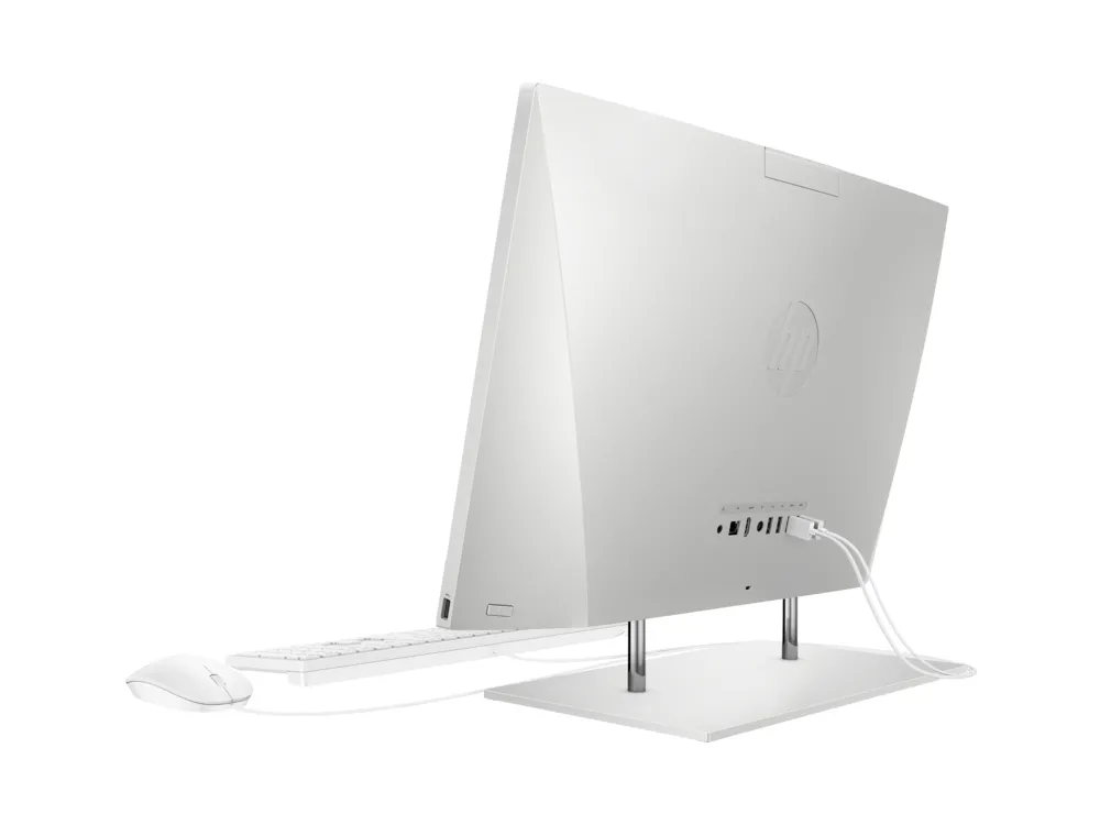 Computer All-in-One HP 24-dp1015ur, 23,8", Intel Core i7-1165G7, 16GB/512GB, FreeDOS, Argintiu