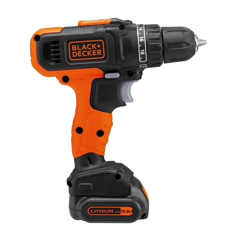Аккумуляторная дрель-шуруповерт Black+Decker BCD7122CK-RU
