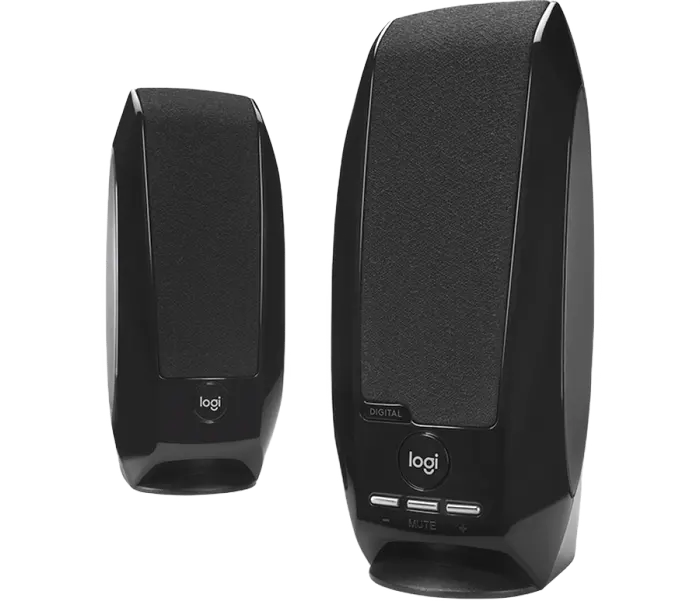 Компьютерные колонки 2.0 Logitech S150, Чёрный