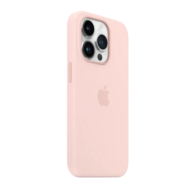Original iPhone 14 Pro Silicone Case with MagSafe - Chalk Pink, Model A2912