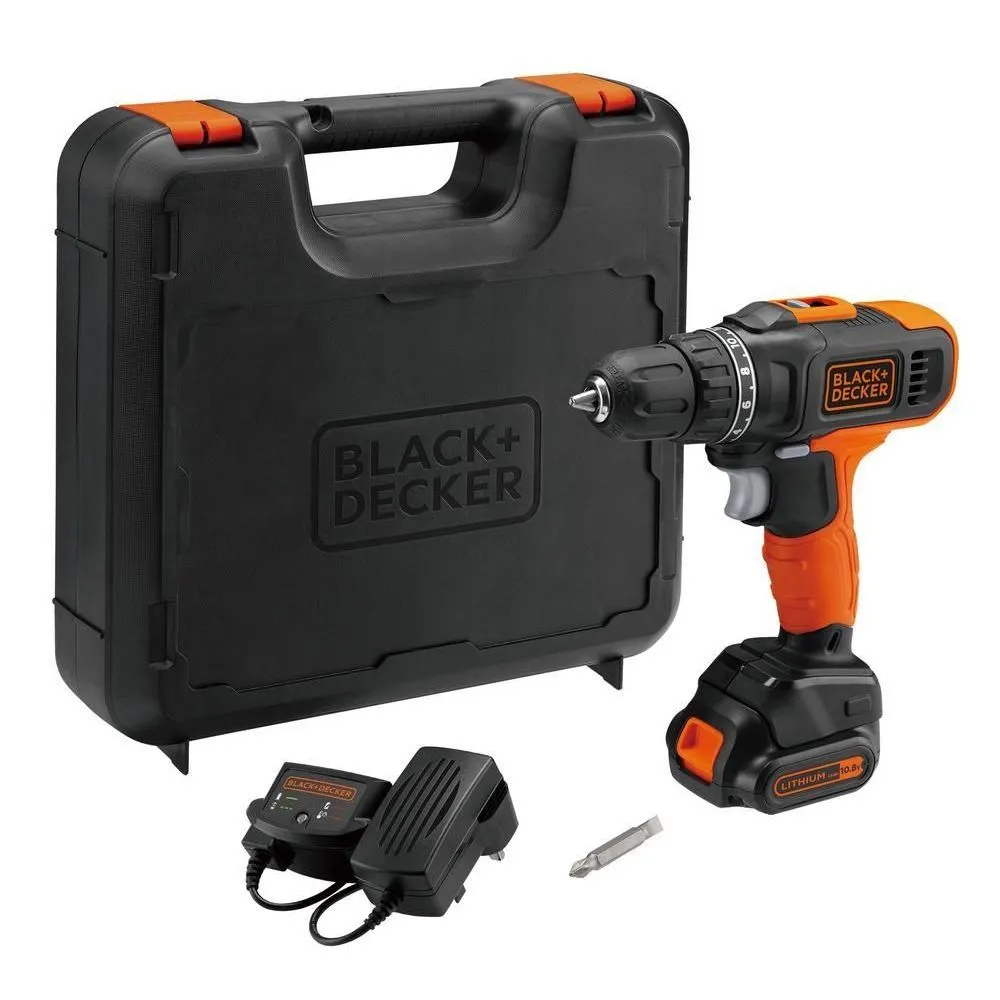 Аккумуляторная дрель-шуруповерт Black+Decker BCD7122CK-RU