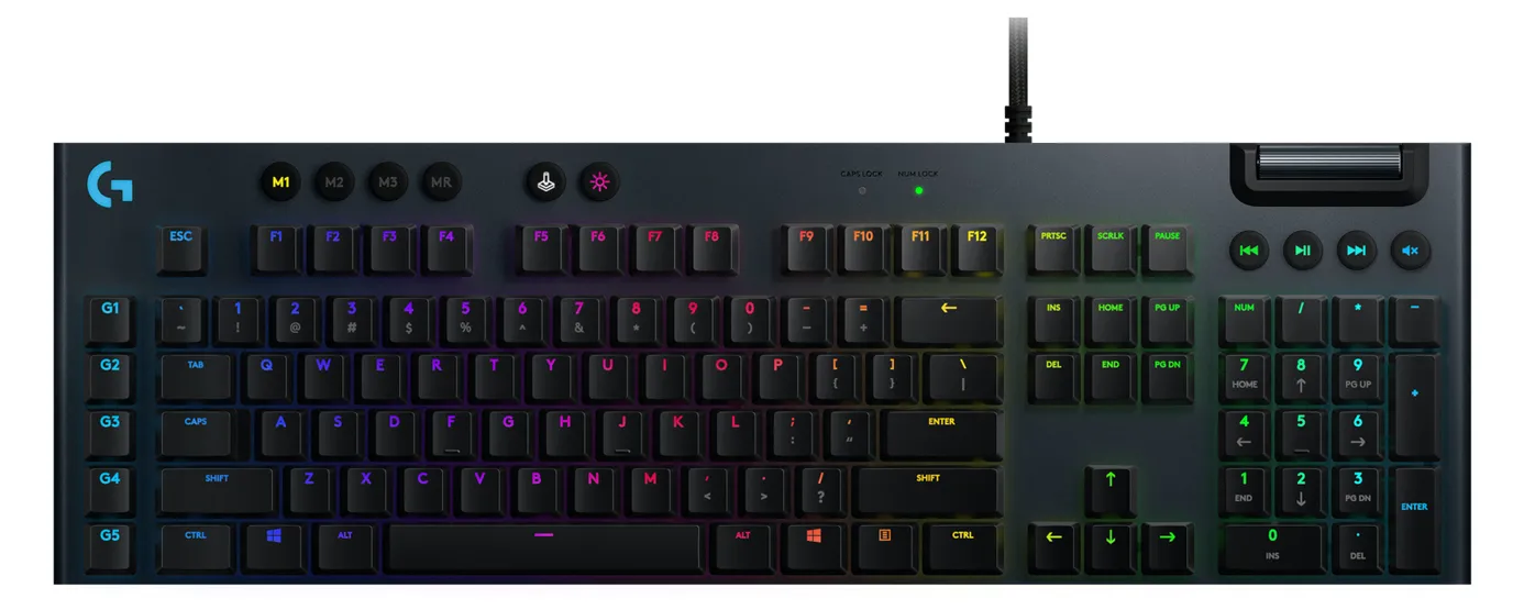 Клавиатура Logitech G815, Проводное, Чёрный