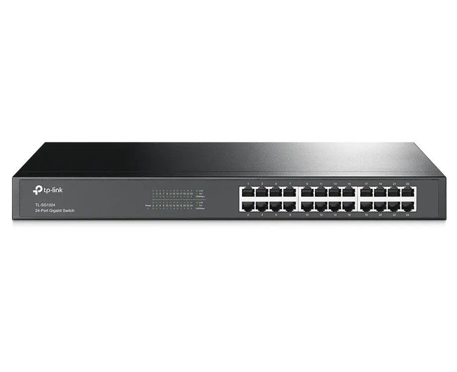 Сетевой коммутатор TP-LINK TL-SG1024, 24x 10/100/1000 Мбит/с