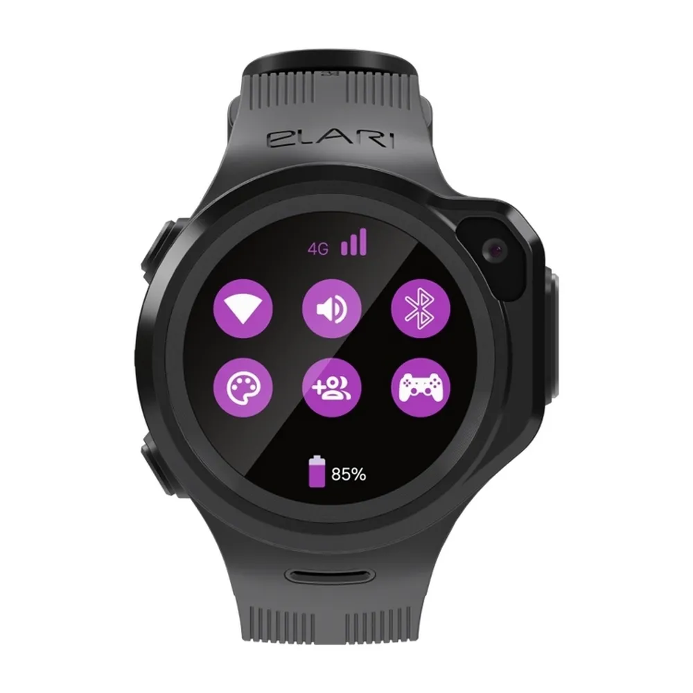 Ceas pentru copii Elari KidPhone 4GR, Negru
