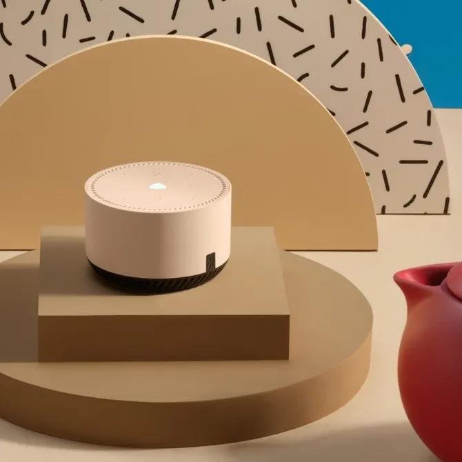 Портативная колонка Yandex YNDX-00025, Капучино