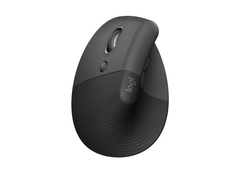 Wireless Mouse Logitech Lift Left Vertical, Optical, 400-4000 dpi, 6 buttons,1xAA,BT/2.4 Ghz, Black