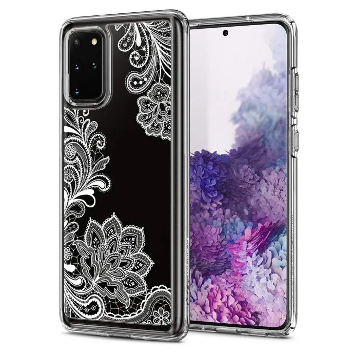 Husă Spigen Ciel Galaxy S20+, Mandala albă