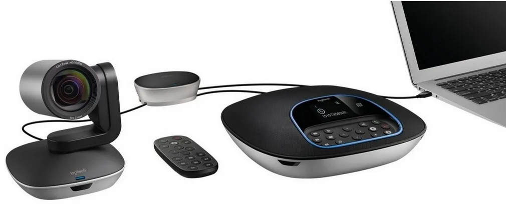 Веб-камера Logitech GROUP, Full-HD 1080P, Чёрный