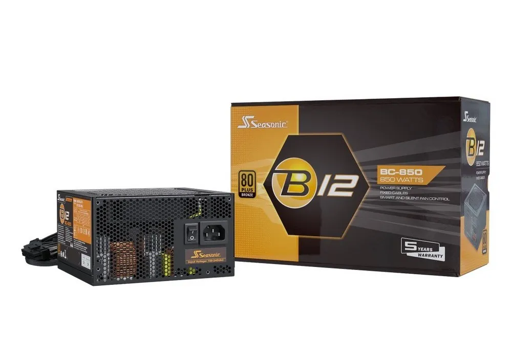 Блок питания для компьютеров Seasonic B12 BC-850, 850Вт, ATX