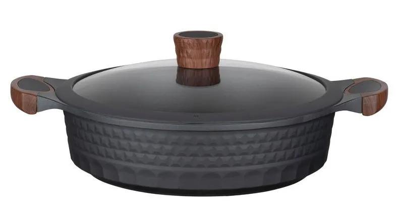 Cratița RESTO 93506, 28cm, Negru