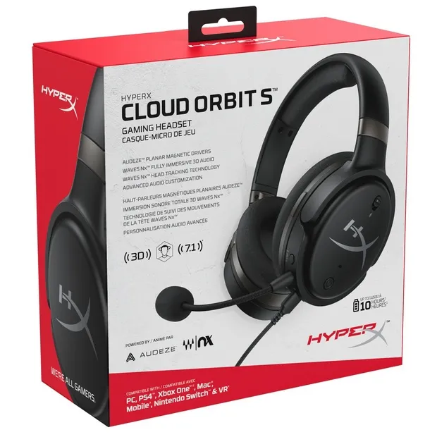 Căști gaming HyperX Cloud Orbit S, USB, Negru