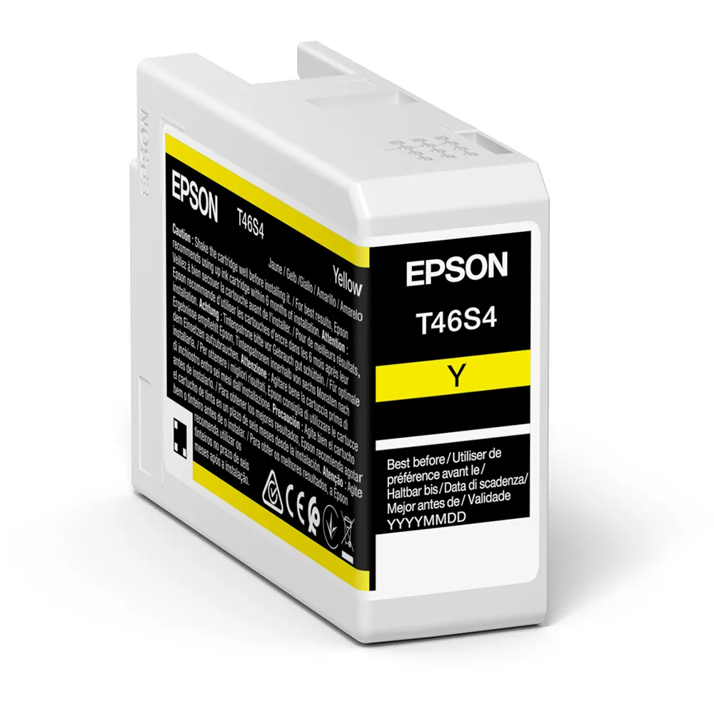 Cartuș de cerneală Epson T46S UltraChrome Pro 10, 25ml, Galben
