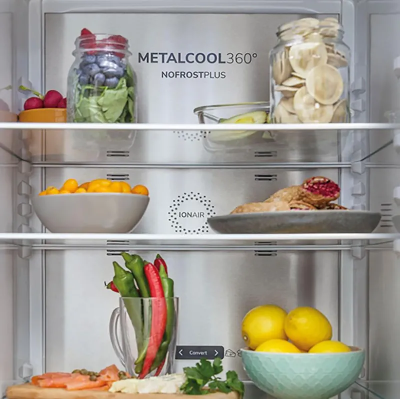 Frigider Gorenje NRC6204SXL5M, MetalCool 360°, Oțel inoxidabil