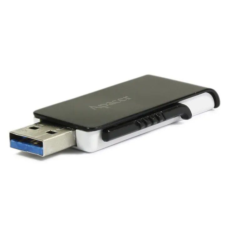 USB Flash накопитель Apacer AH350, 64Гб, Черный/Белый