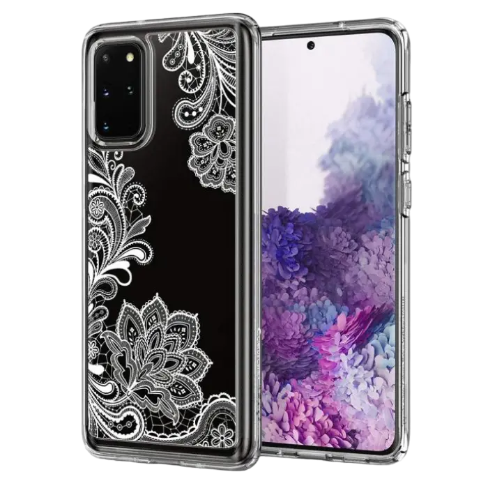 Husă Spigen Ciel Galaxy S20+, Mandala albă