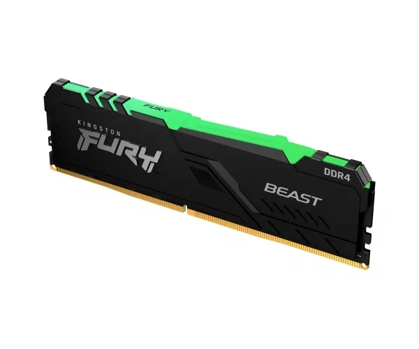 Оперативная память Kingston FURY Beast RGB, DDR4 SDRAM, 3000 MГц, 32Гб, KF430C15BB1AK2/32