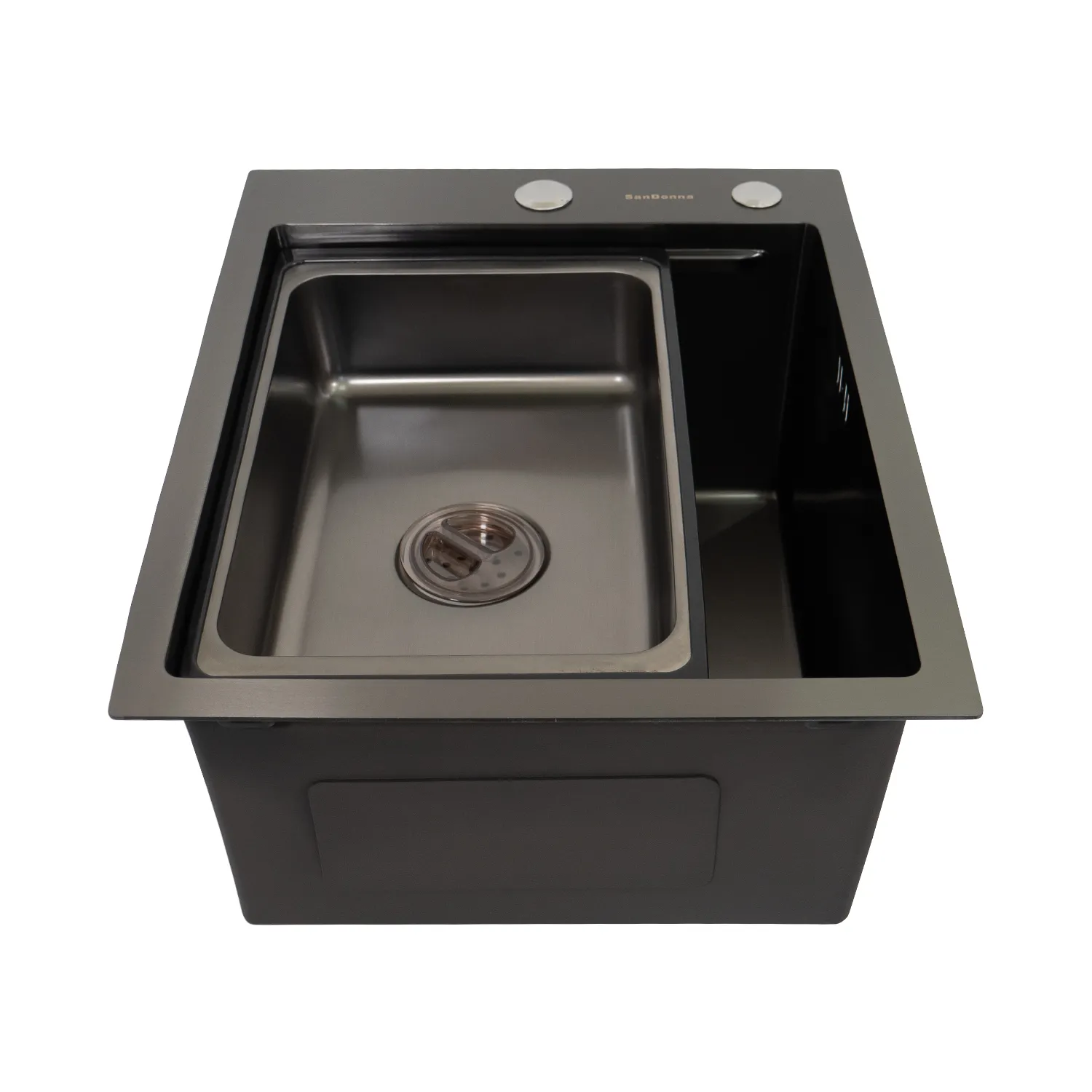 Chiuveta handmade SanDonna HD4050 (Negru)